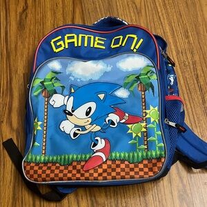 Sega Sonic the Hedgehog Green Hill Zone “Game On” Backpack